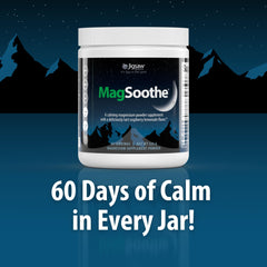 Jigsaw Health MagSoothe powder dissolving in water for quick, calming relief.