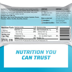 Cross-section of JimmyBar! showing peanuts and texture inside