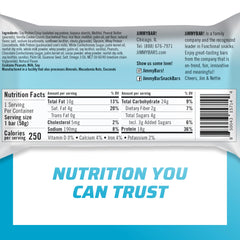 JIMMYBAR hand-drizzled chocolate coating on the bar for a rich bite.