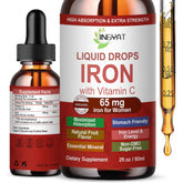 JINGYAT Iron Liquid Drops bottle on kitchen counter for easy daily support.