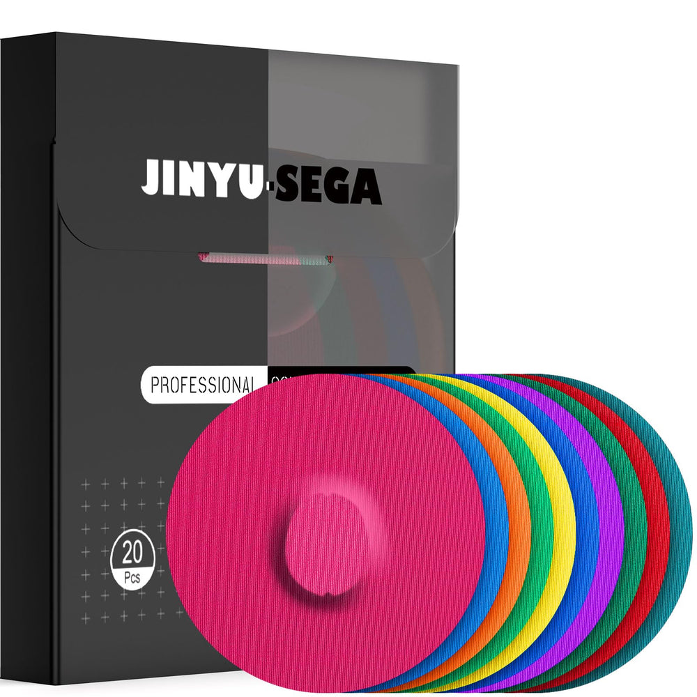 Jinyu-Sega Dexcom G7 patch demonstrates secure attachment for day-long wear