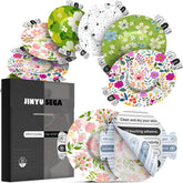 Jinyu-Sega Libre 3 adhesive patch securing CGM sensor on skin