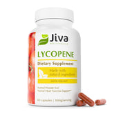 Jiva Botanicals Lycopene 30mg bottle supports daily antioxidant intake.