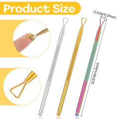 JIYIN colored titanium scratch-off tool with ergonomic grip for easy scratching.
