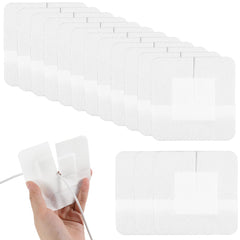 JIYIN split drain adhesive bandage with pre-cut T-slit for secure tube placement.