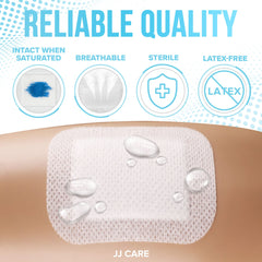 JJ CARE breathable dressing outer layer keeps wounds dry.