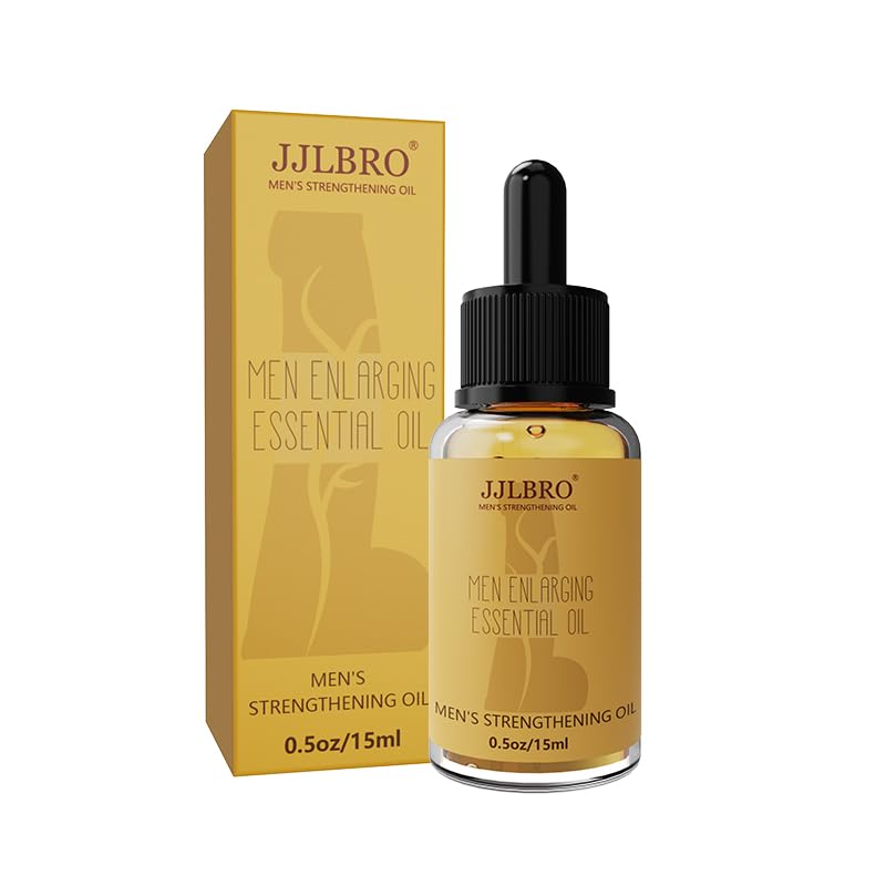 JJLBRO male enhancement oil bottle showing quick absorption