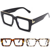 JM Oprah Style reading glasses with blue light blocking for screen time