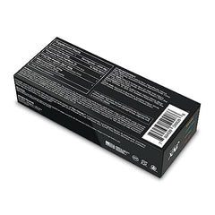 Close-up of The Curse ingredients label for transparency.