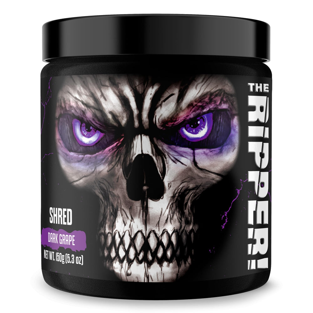 JNX SPORTS The Ripper bottle front in Dark Grape flavor for a bold pre-workout start