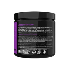 JNX SPORTS The Ripper nutrition panel close-up with vegan and sugar-free formulation