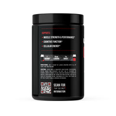 Jocko Fuel Creatine Monohydrate scoop highlights easy dosage for workouts.