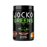 Jocko Fuel Daily Greens powder bottle showcases premium organic blend for daily gut support.