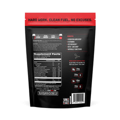 Jocko Fuel Hydrate packets being dispensed for quick hydration.