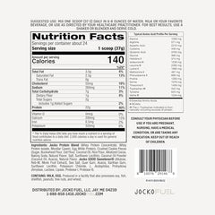 Jocko Fuel Molk scoop measures precise daily protein