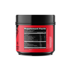 Jocko Fuel pre-workout tub label on display suggesting focus and endurance