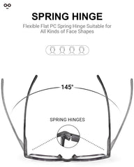 JOLISU four-pack reading glasses for men offers versatile magnifications