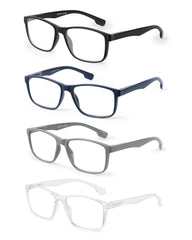JOLISU reading glasses with blue light blocking and spring hinge for all-day comfort.