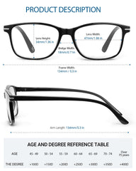 JOLISU high-definition anti-reflective lenses deliver true color and sharp text.
