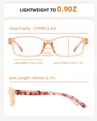 JOLISU reading glasses with spring hinges for a secure, flexible fit.