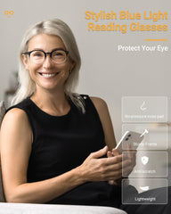 JOLISU round-frame reading glasses set adds stylish, practical eyewear for daily tasks.