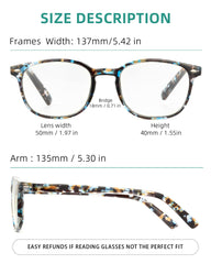 JOLISU spring hinge reading glasses for women with comfortable fit.