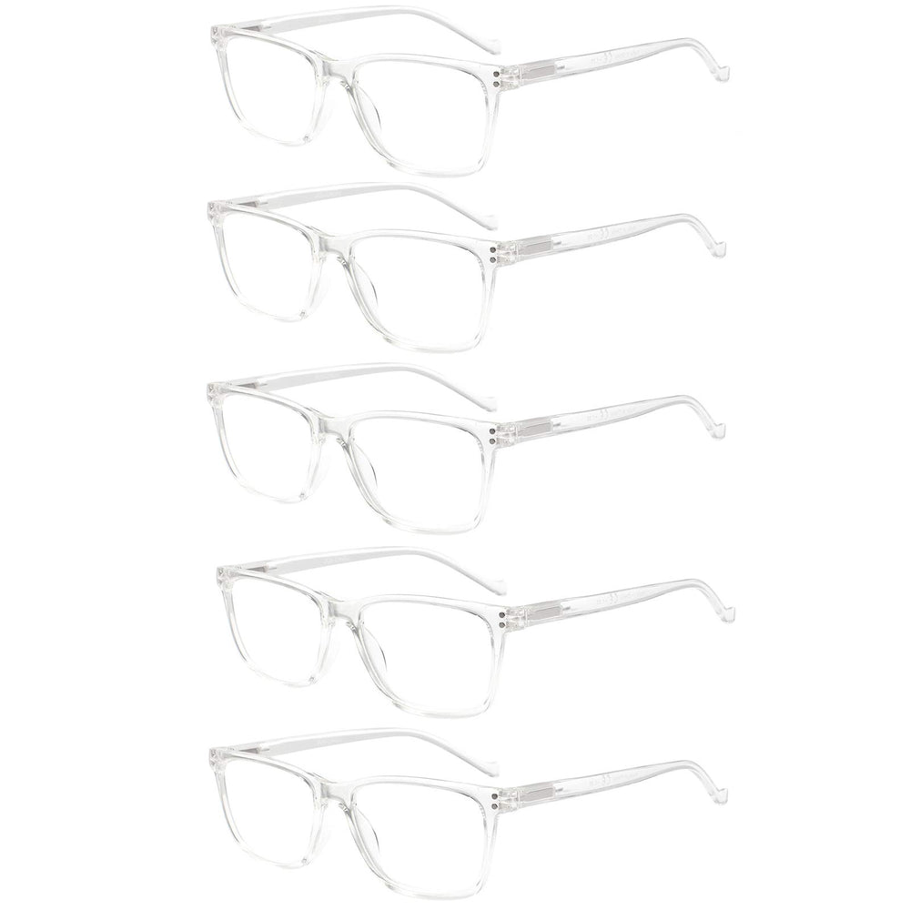 JOSCHOO reading glasses with black frame, lightweight for daily reading comfort