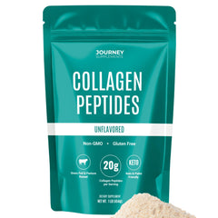 Journey Supplements collagen peptides unflavored tub; versatile protein boost for smoothies and coffee