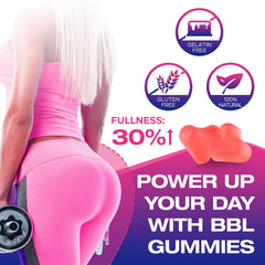 Jovariquethor Booty Gummies serving scene with two gummies for daily use.