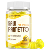 Jovariquethor Saw Palmetto for Women bottle front showing 500mg potency for hair and nails