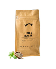 Jovvily Holy Basil powder 1lb container for daily wellness