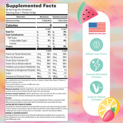 JOYBURST Strawberry Lemonade packets front view for refreshing flavor