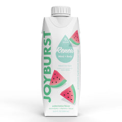 JoyBurst Watermelon hydration bottle showcases a refreshing electrolyte drink with zero calories.