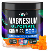 Joyli Nutrition magnesium glycinate gummies bottle for daily high-absorption supplement