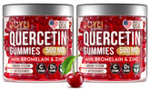 JOYLI Quercetin Gummies bottle with label highlights 500mg quercetin for daily immune support.