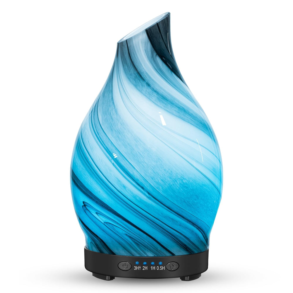 JOYOLO essential oil diffuser with glass body for elegant fragrance in any room.