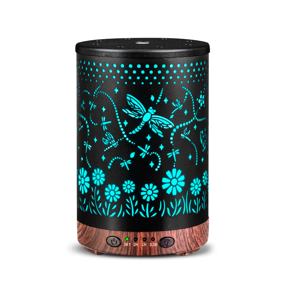 JOYOLO essential oil diffuser with metal exterior for elegant decor