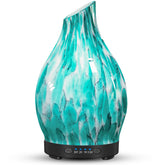 JOYOLO diffuser with blue mountain glass enhances decor and fragrance