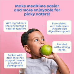 JoySpring Appetite Booster drops added to juice encourages kids to eat