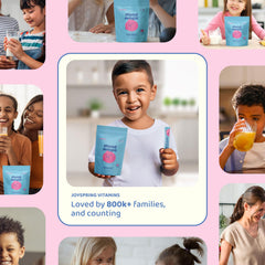 JoySpring Mood Magic pixie stick being opened for daily kid use