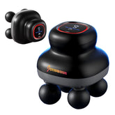 JOYSUWERUN massage gun with four heads delivering targeted relief for major muscle groups.