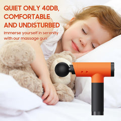 JOYSUWERUN massage gun delivers quiet, high-torque performance