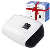 The JQX cordless heated hand massager overview highlights portable, spa-like relief for hands.