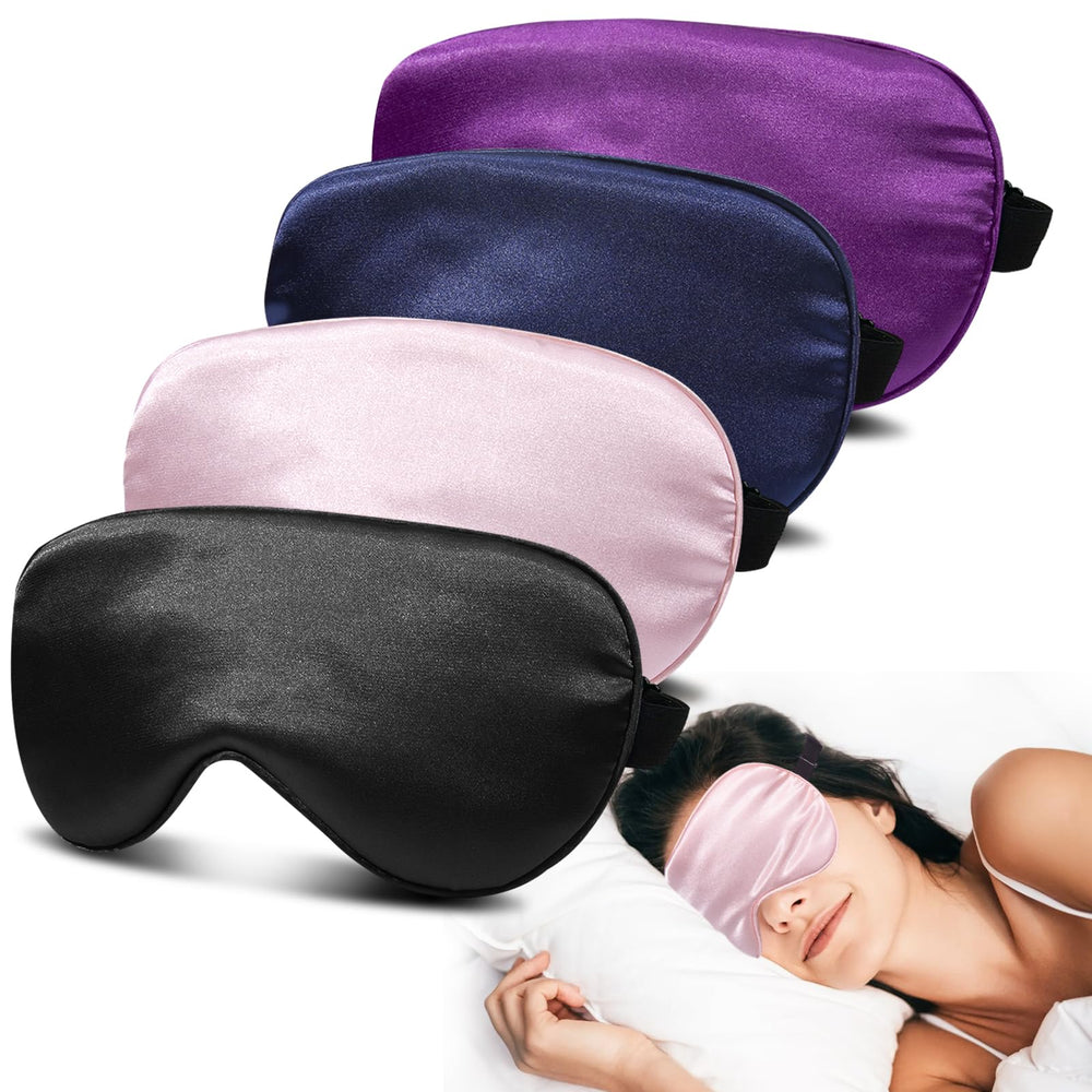 Mascarilla JroyJoy de seda con oscurecimiento total para dormir sin interrupciones.