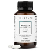 JSHealth Advanced Magnesium capsules packshot with triple magnesium blend for daily support