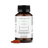 JSHealth Detox Liver Health bottle pour with easy-to-swallow capsules for daily liver support.