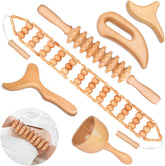 JUANWAN wood therapy cup for targeted muscle relief and contouring.