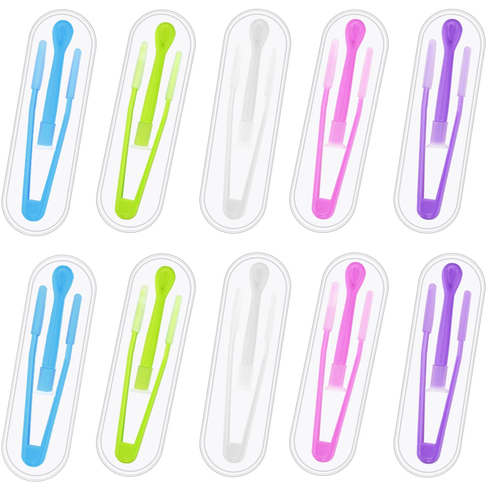 JUNEBRUSHS colorful lens remover case set for hygienic lens handling