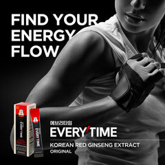 Jung Kwan Jang Everytime label highlights 3,000mg red panax ginseng.