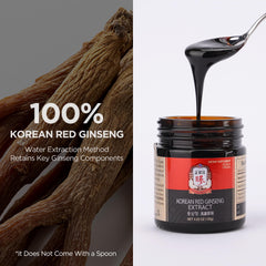 JUNG KWAN JANG Korean Red Ginseng extract label closeup highlighting origin